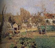 Camille Pissarro Loose multi-tile this Ahe rice Tash s vegetable garden oil painting on canvas